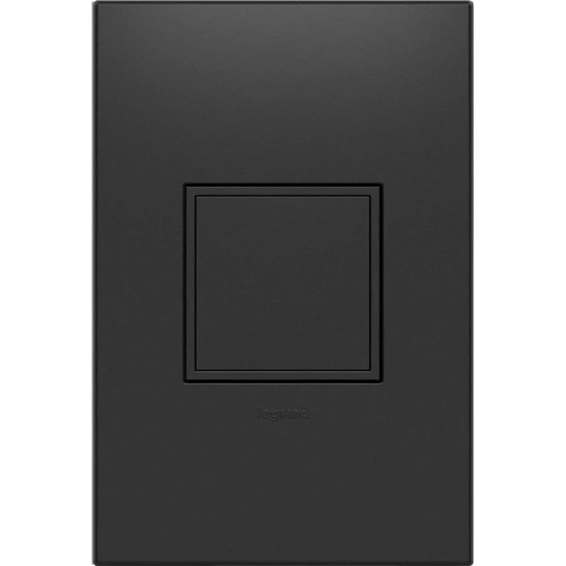 Legrand adorne 15Amp 1-Gang Pop-Out Outlet in Graphite With Matching Wall Plate, ARPTR151GG2WP