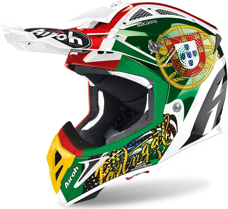 Airoh, HELMET AVIATOR 2.3 AMS2 SIX DAYS 2020 PORTUGAL LIMITED EDITION S