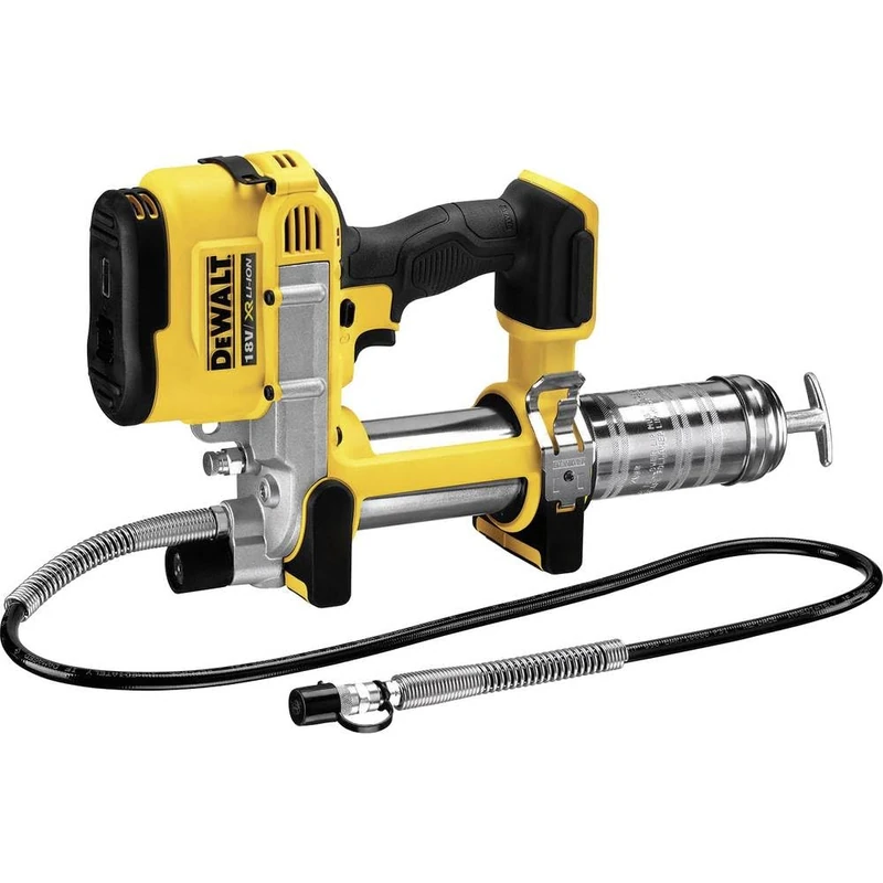 Dewalt DCGG571NK-XJ Cordless Grease Gun, 18 V (Basic V.), Black and Yellow