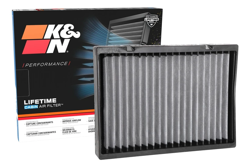 K&N Premium Cabin Air Filter: High Performance, Washable, Clean Airflow to your Cabin: Fits Select 2015-2019 MERCEDES Vehicle Models, VF2066