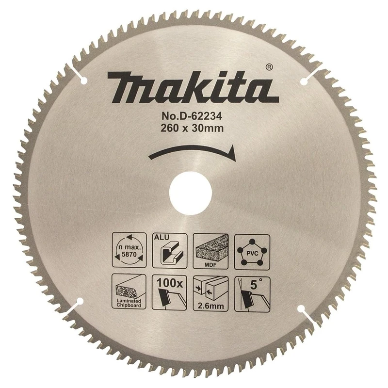Makita D-65698 TCT Multi-Purpose Saw Blade 305mm x 120T