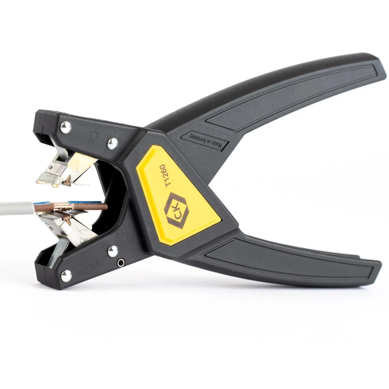 C.K T1260 Automatic Cable & Wire Stripper, Green|yellow|brown|grey