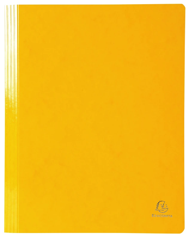 Exacompta Iderama Flat Bar Files - Yellow - A4 - Pack of 25
