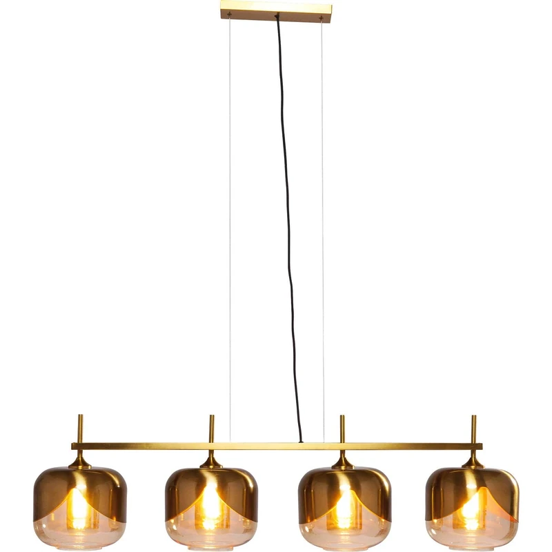 Kare Pendant Light Golden Goblet Quattro Diameter 25 cm, Multi-Coloured