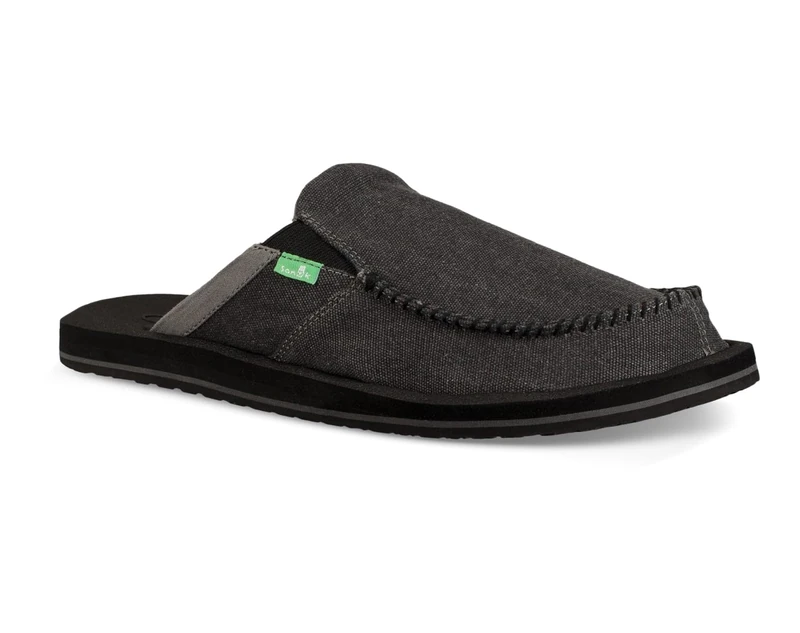 Sanuk Men's You Got My Back Iii Slipper, Dark Charcoal, 7 UK