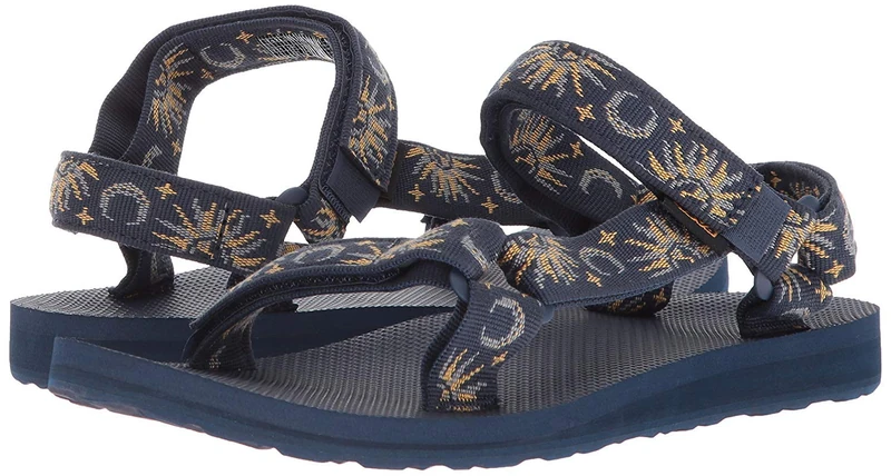 Teva Women's Original Universal Comfortable Quick-Drying Casual Sport Sandal, Sun and Moon Insignia Blue, 4 UK