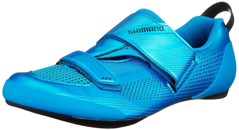 Shimano TR9 (TR901) SPD-SL Shoes, Blue, Size 48