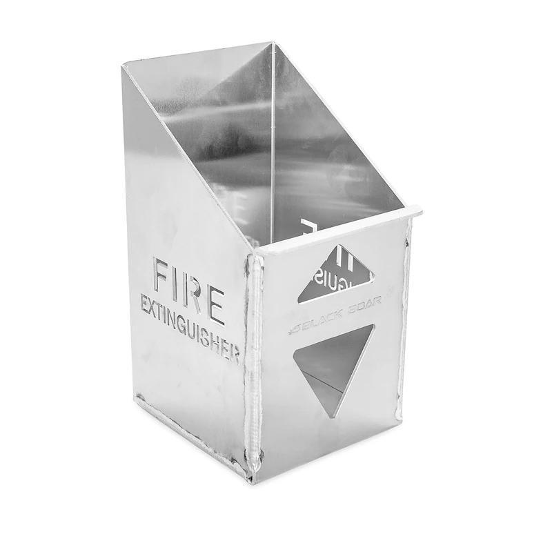BLACK BOAR Aluminum Holder for Enclosed Trailer/Garage | Securely Holds a 5lb. fire Extinguisher | Durable Construction | Easy to Install (66105)