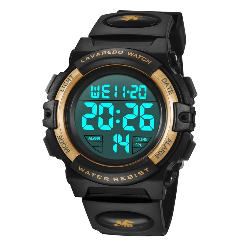 BEN NEVIS Kids Watch,Boys Watch for 6-15 Year Old Boys,Digital Sport Outdoor Multifunctional Chronograph LED 50 M Waterproof Alarm Calendar Watch for Children with Silicone Band