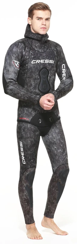 Cressi Apnea 2018 Complete Wetsuit 7mm - Freediving/Spearfishing Wetsuits Premium Soft Neoprene
