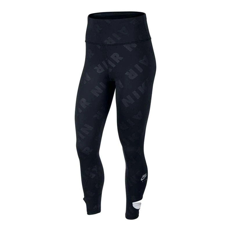 NIKE Air HR 7/8 Tights - Black/Reflective Silv, Small
