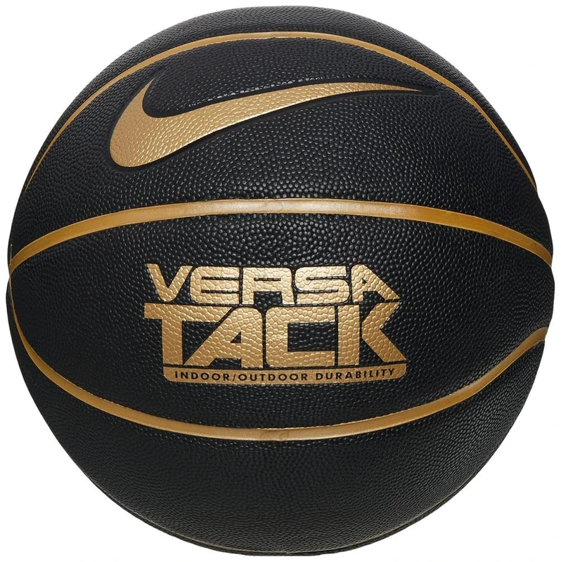 Nike Unisex - Adult Versa Tack 8P basketball, black/metallic gold/black/metallic gold, 7