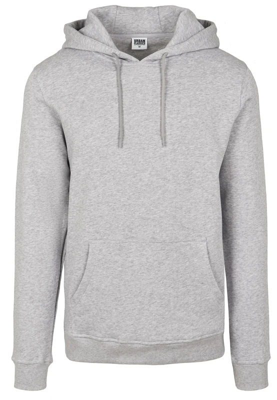 Urban Classics Men's Organic Basic Hoody, Grey (Grey 00111), Large