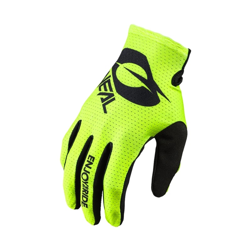 O'NEAL | Cycling and Motocross Gloves | MX MTB DH FR Downhill Freeride | Durable and Flexible Materials, Vented Palm | Matrix Glove | Adult | Black Neon Yellow | Size L