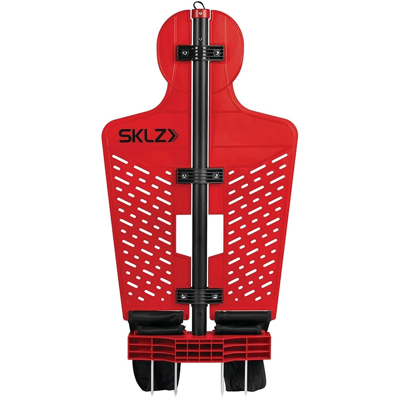 SKLZ Training Defender, Football Training Equipment, Lightweight, Durable, Portable & Easy Set Up, Black/Red, 6ft/183cm