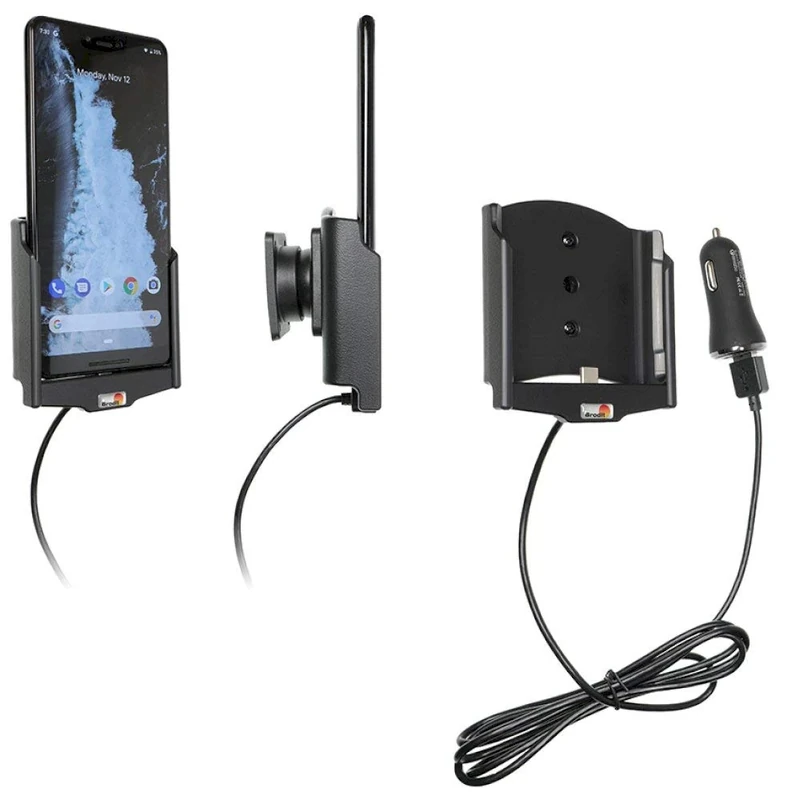 Brodit 721089 Holder with Cigarette Lighter Charger
