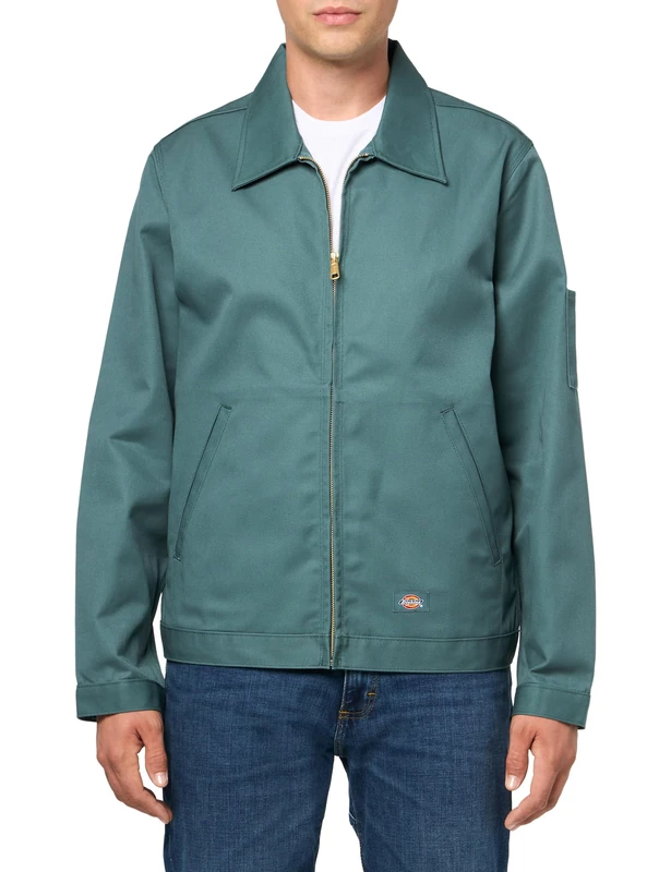 Dickies Men's Unlined Eisenhower Jacket, Lincoln Green, XL