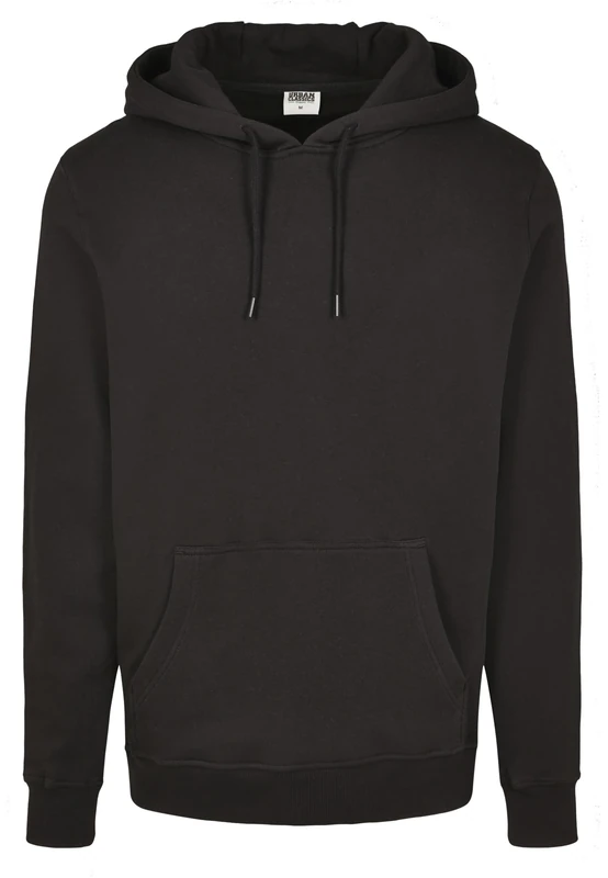 Urban Classics Men's Organic Basic Hoody Hoodie Not Applicable, Black (Black 00007), 4X-Large