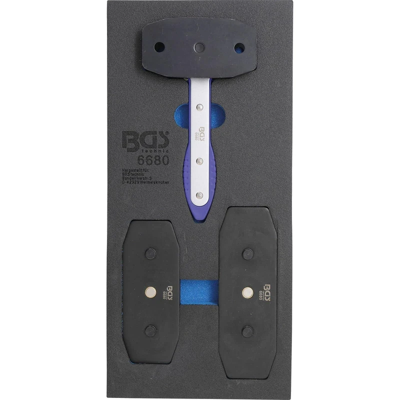 BGS 6680 | Tool Tray 1/3: Brake Piston Reset Tool | with Ratchet Function | 7 pcs.