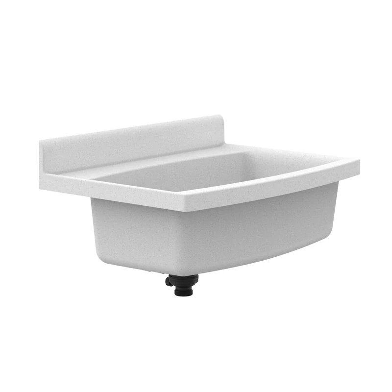 Sanit Maxi 60.013.B6.0099 Bathroom Sink Impact-Resistant Plastic Capacity 33 L Overflow Granite