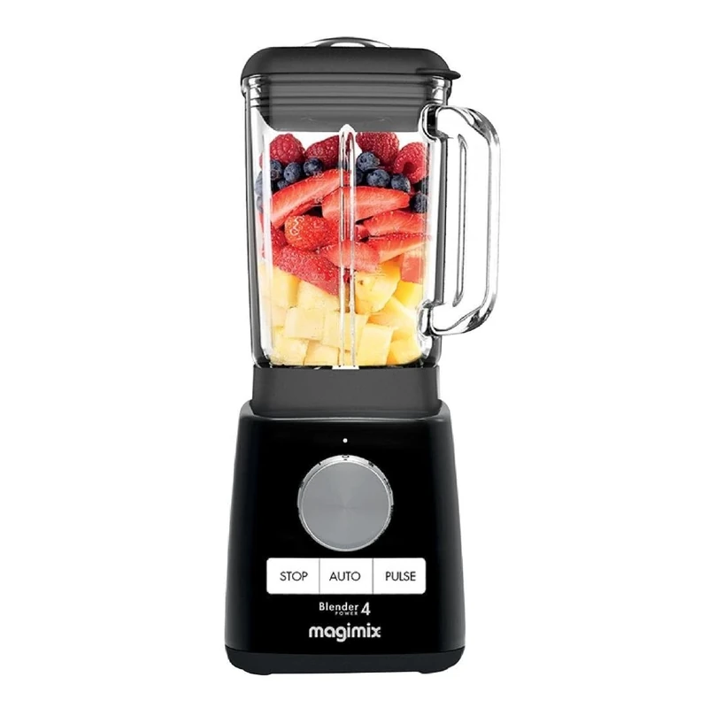Magimix Blender Power 4 | Quiet Mark Approval | Metal/Glass | 1300W | 1.8L | Black | 11628