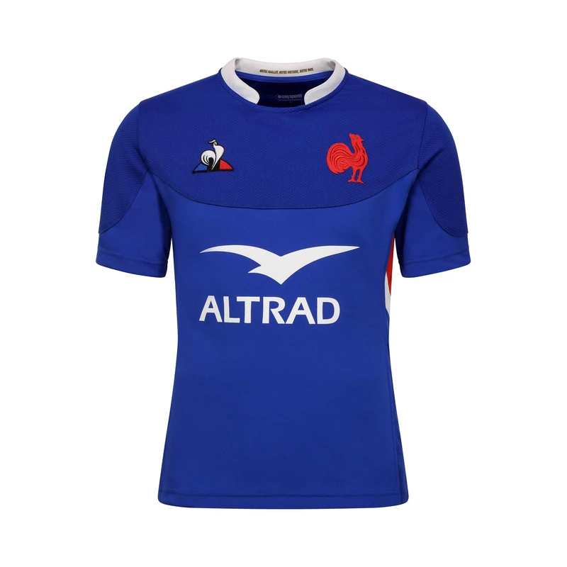Le Coq Sportif Ffr XV Jersey Replica M Cobalt T-shirt, Women, womens, T-Shirt, 1921115, Cobalt, 4XL