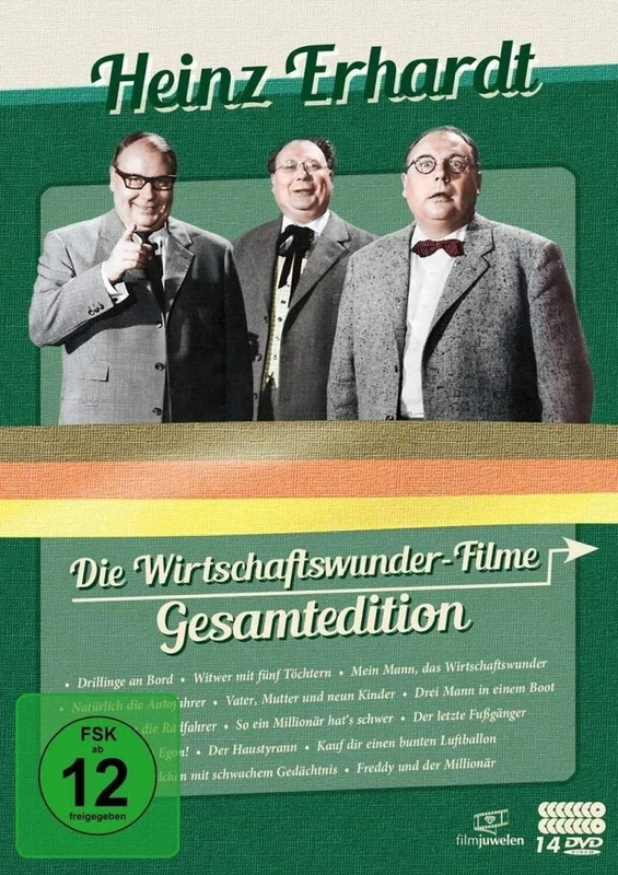 Heinz Erhardt Wirtschaftswunder Gesamtedition (Filmjuwelen) [DVD] [1956] - Image 1