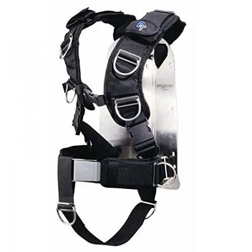 IST/Dolphin ACCJ-34 Espaldera Aluminum Con Arnes Deluxe Y CIncha for Adults, Ideal for Everyday use, Aluminum - Image 1
