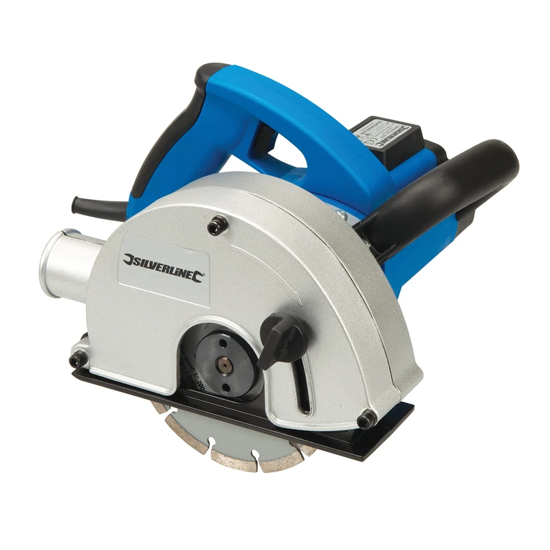Silverline 758130 Wall Chaser 1700W, Silverline Blue, 150 mm