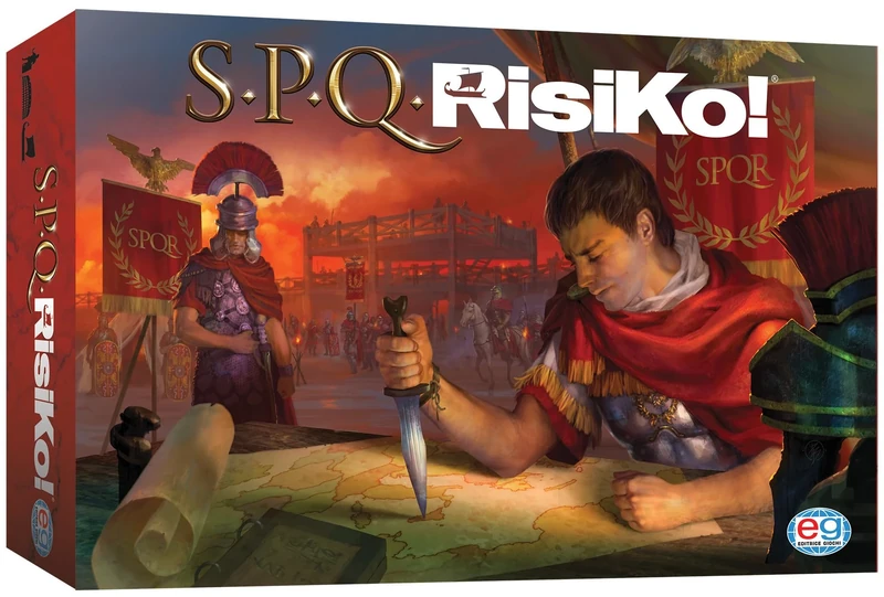 Spin Master Games SPQRisiKo table. The most played strategy game in Italy, set in the ancient Roman Empire, from 8 years old, SPQR, Multicoloured, 6053992