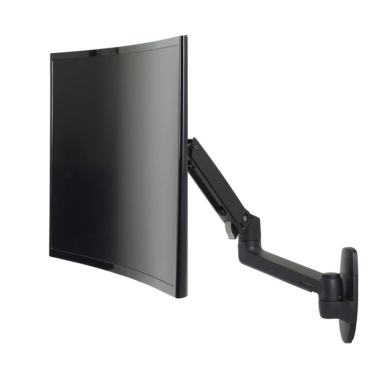 Ergotron – LX Single Monitor Arm, VESA Wall Mount – for Monitors Up to 34 Inches, 3.2-11.3kg – Matte Black (45-243-224)