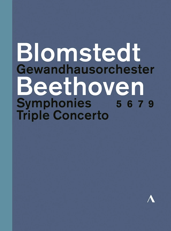 Beethoven: Symphonies Nos 5, 6, 7 & 9; Triple Concerto [Gewandhausorchester Leipzig; Herbert Blomstedt] [Accentus Music: ACC70497] [DVD]