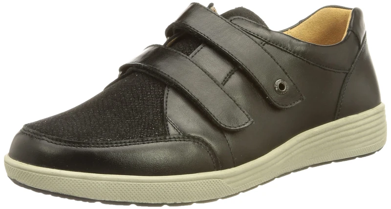 Ganter 9-208127-01000 Women’s Low-Top Sneakers, Black (Schwarz 0100), 4.5 UK - Image 1