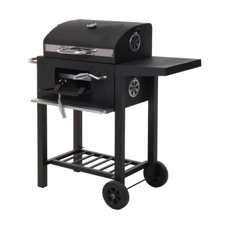 Vaggan Deluxe Charcoal Barbecue - Grill Surface (LXB) 44 x 32 cm - Steel - Matt Black
