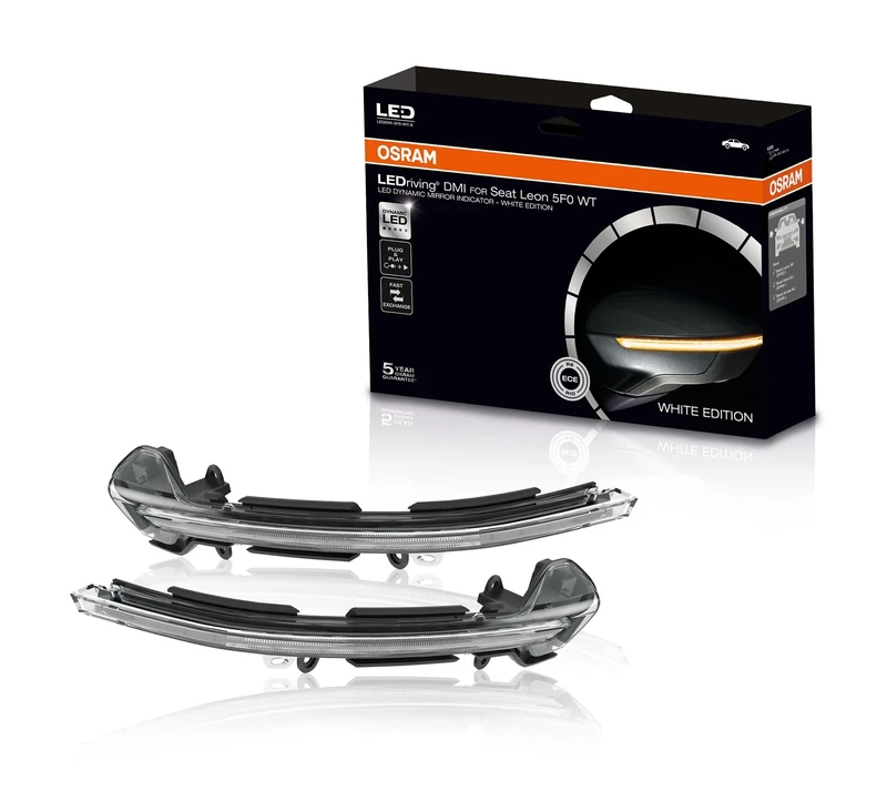 OSRAM LEDDMI 5F0 WT S LEDriving Dynamic LED Mirror Indicator - White Edition, Set