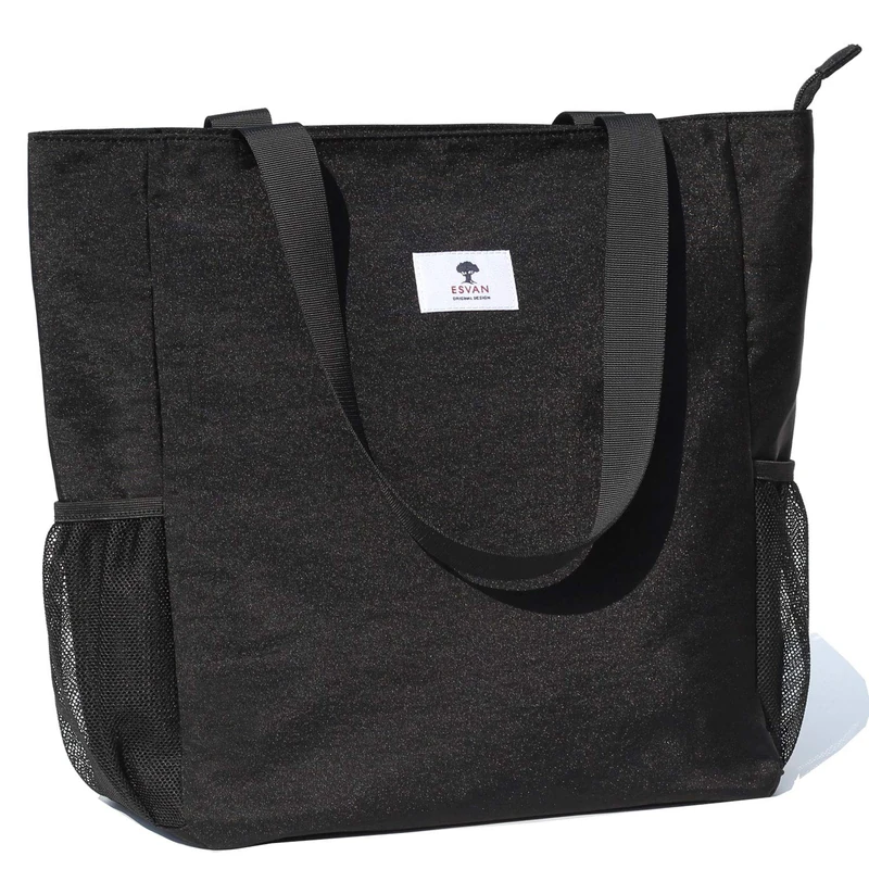 ESVAN Unisex's jc Carry Bag, Black, Large - Image 1