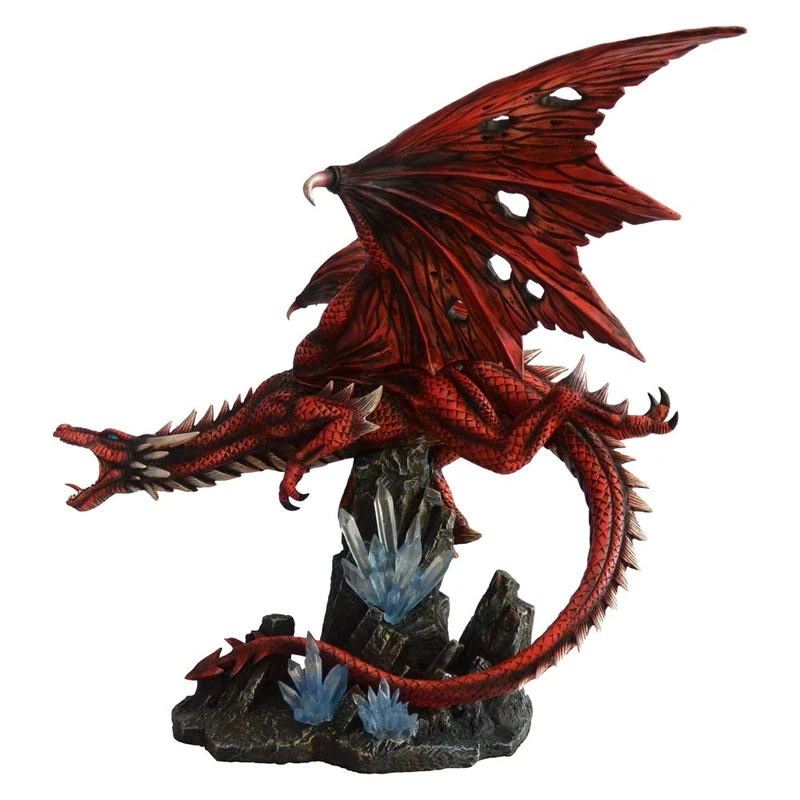 Nemesis Now Fraener's Wrath Dragon Figurine, Red, 52cm