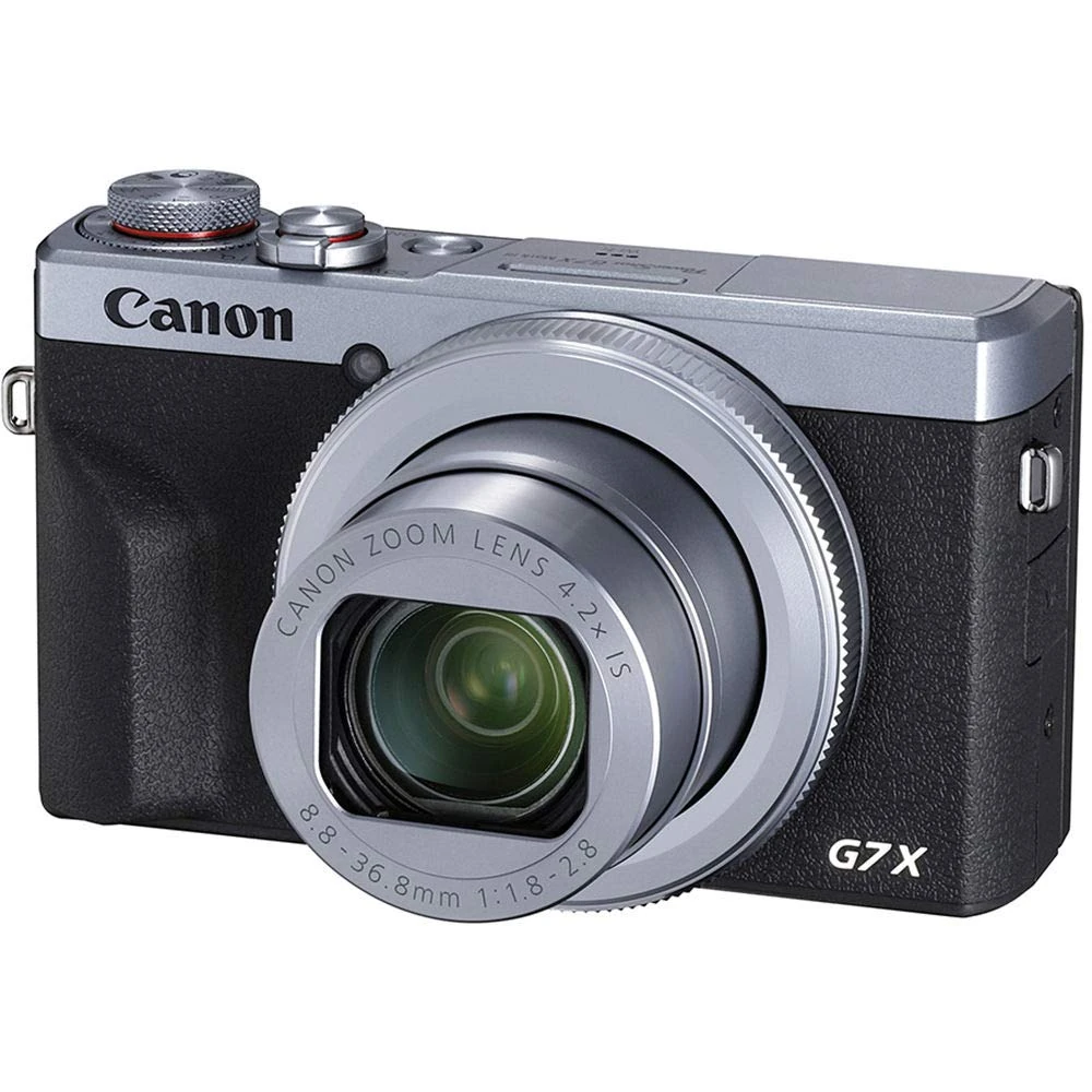 Canon PowerShot Digital Camera [G7 X Mark III] with Wi-Fi & NFC - International Version - Silver