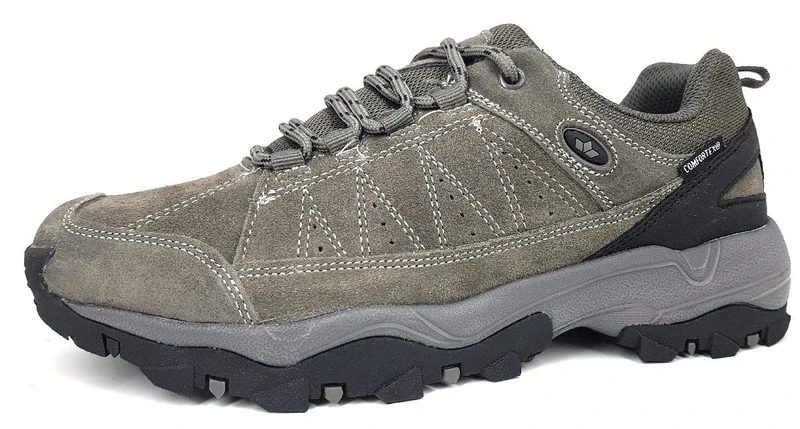 Lico Unisex Fairfield Low Rise Hiking Boots, Gray Gray Black Gray Black, 8 UK