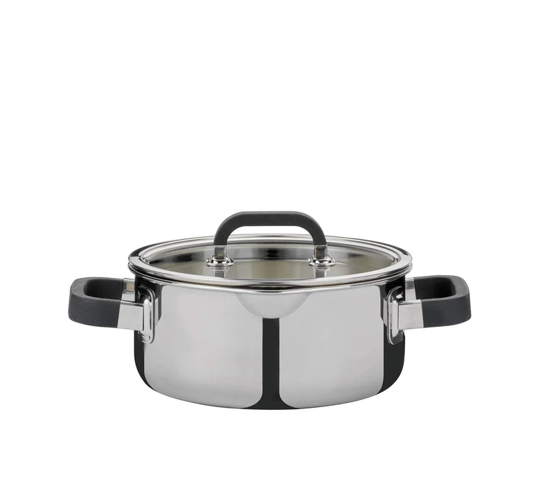 Spring Fusion 2+ 315500620 Stewing Pan Low with Lid Stainless Steel