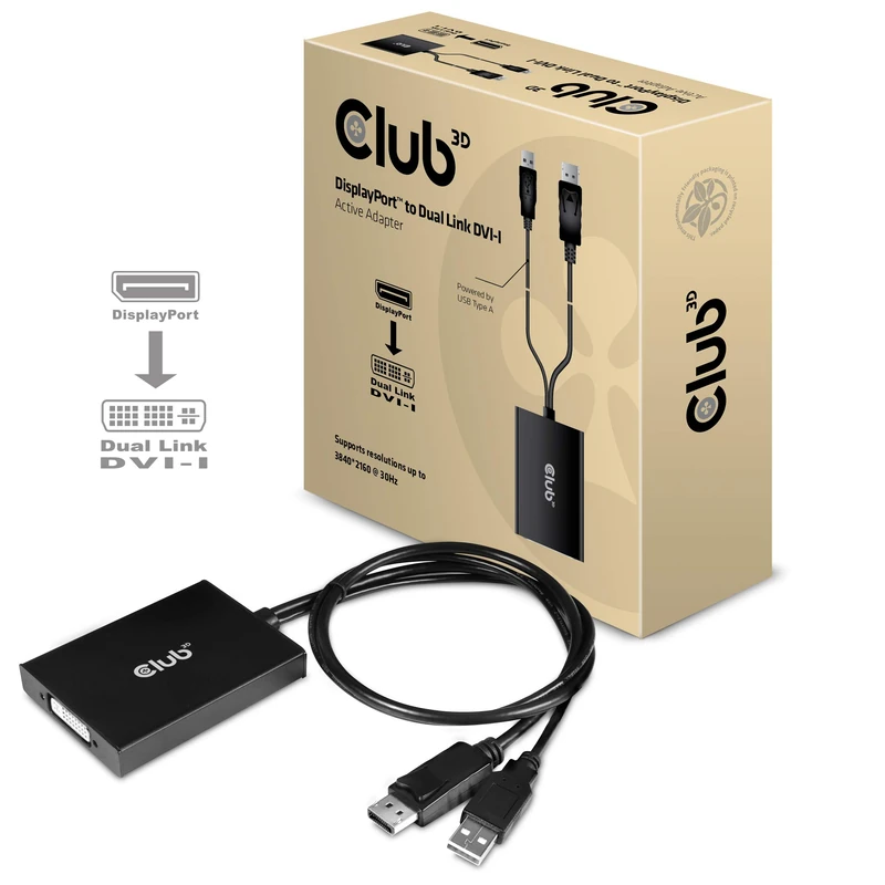 Club 3D CAC-1010 - Videokonverter, black - Image 1