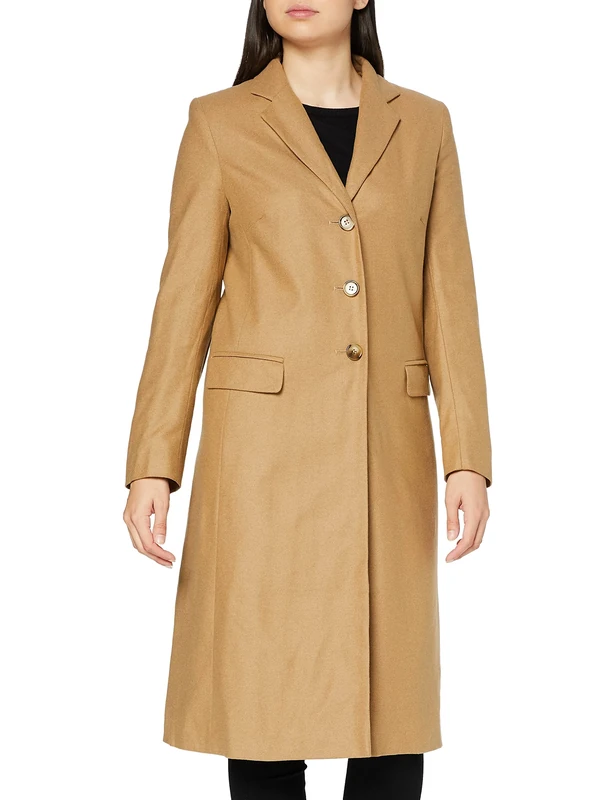 HELENE BERMAN Women's College Coat, Brown (Camel 220), 10 (Size:S) - Image 1