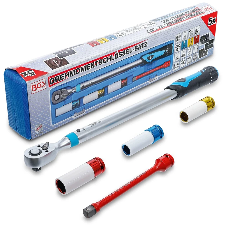 BGS 2818 | Torque Wrench Set | 12.5 mm (1/2") | 40 - 200 Nm