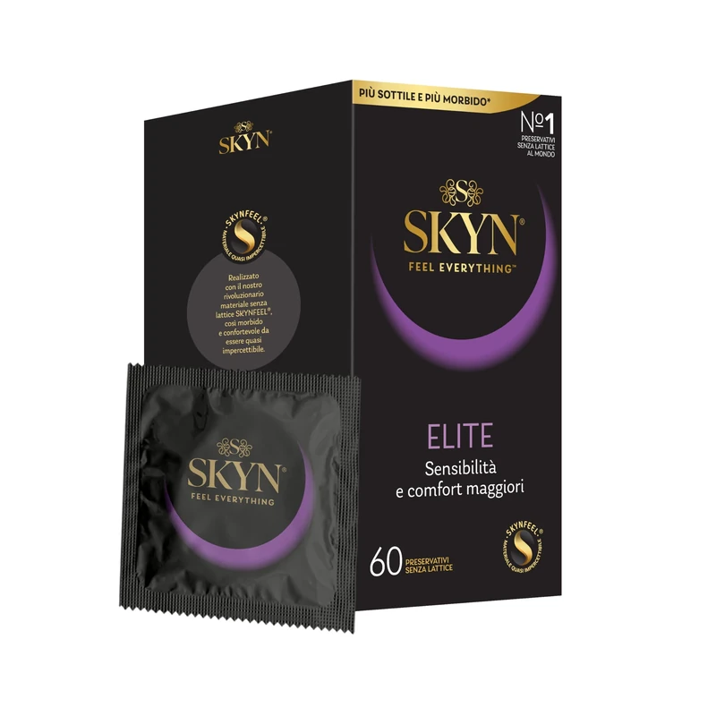 SKYN Elite Ultra-Soft Latex Free Condoms - Pack of 60