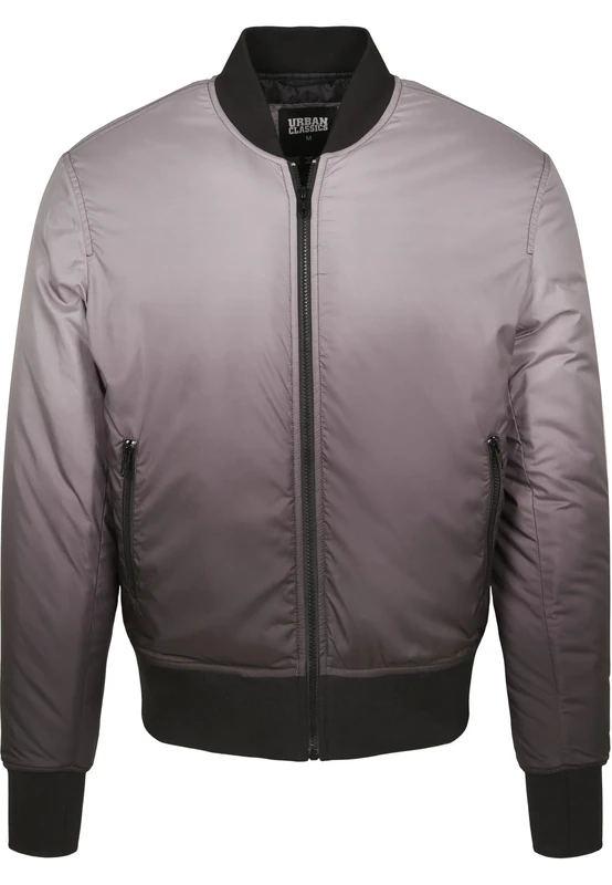 Urban Classics Men's Gradient Bomber Jacket, Multicolour (Blk/Gry 00029), XXL