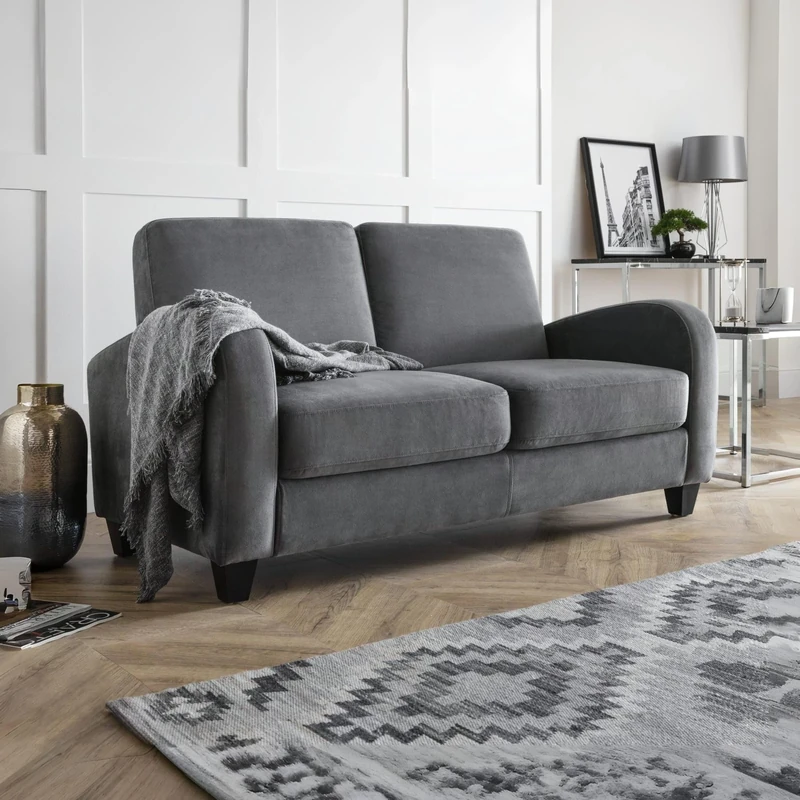 Julian Bowen Vivo 2 Seater Sofa - Dusk Grey Sofas