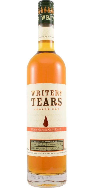 Writers Tears Marsala Finish Irish Whiskey, 70 cl