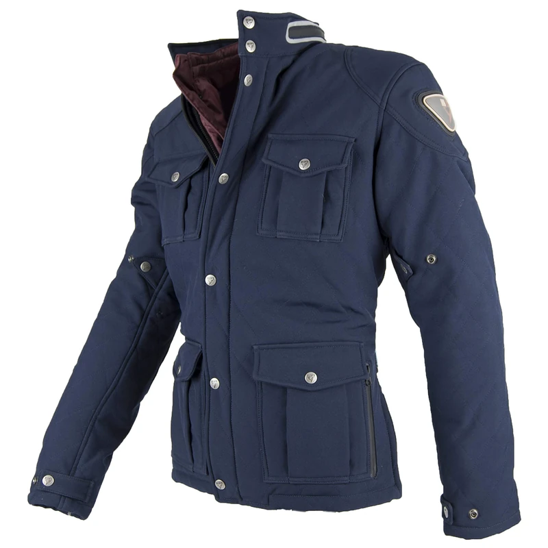 Winter Jacket Style Man Blue