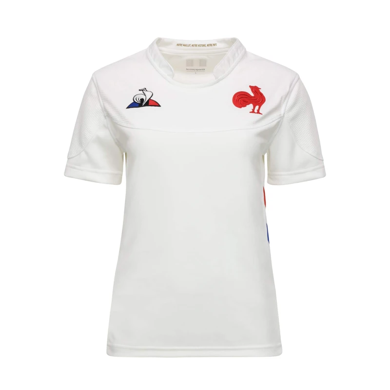 Le Coq Sportif Ffr Xv Women's Replica W New Optical Whi T-Shirt, womens, T-Shirt, 1921716, new optical white, XL - Image 1
