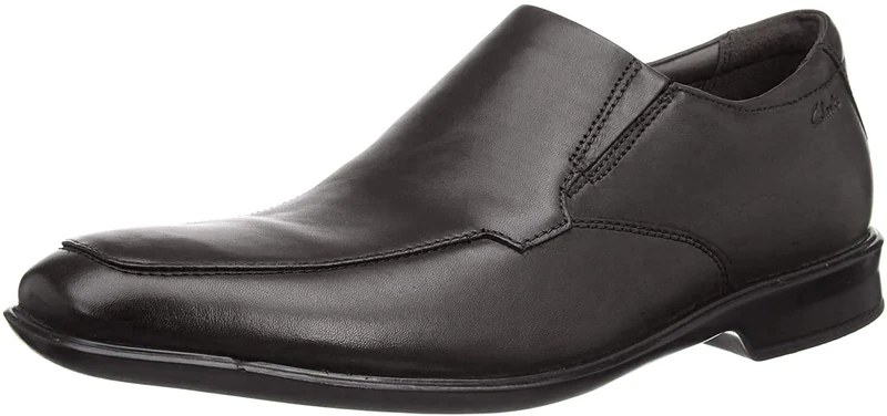 Clarks Bensley Step 261476867, Men’s Loafers, Black (Black Leather Black Leather), 9 UK (43 EU)
